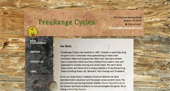 Desktop Screenshot of freerangecycles.com